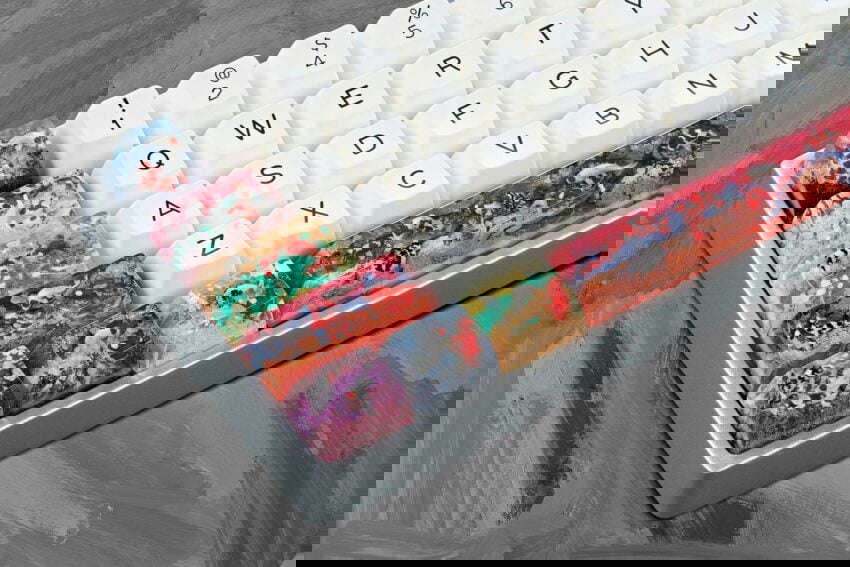 送料無料◆2025新品  Zen Key Jelly - keycaps artisan creation God's - IV Pond 小物