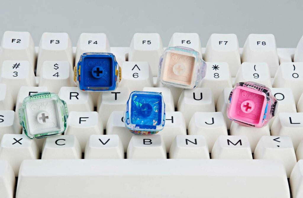 retrotv series disco hustle custom keycaps 054