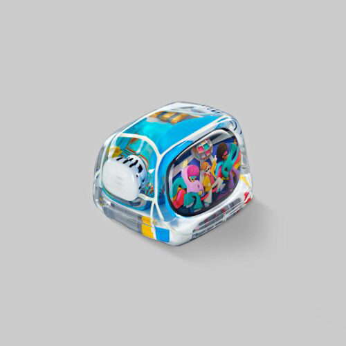 retrotv series disco hustle custom keycaps 139