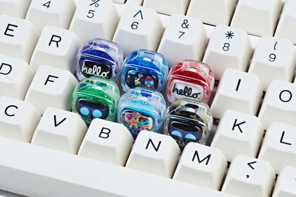 retrotv series disco hustle custom keycaps 190