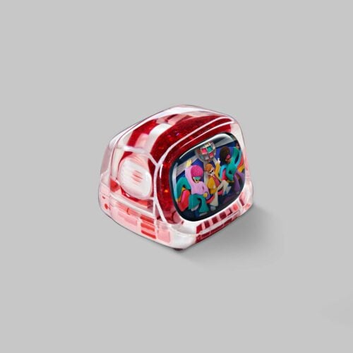 retrotv series disco hustle custom keycaps 280