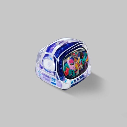 retrotv series disco hustle custom keycaps 285