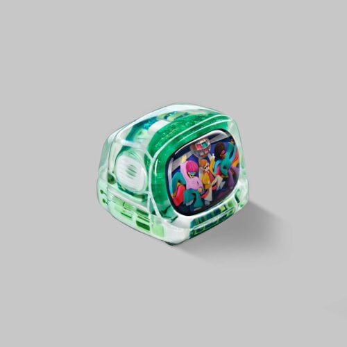 retrotv series disco hustle custom keycaps 300