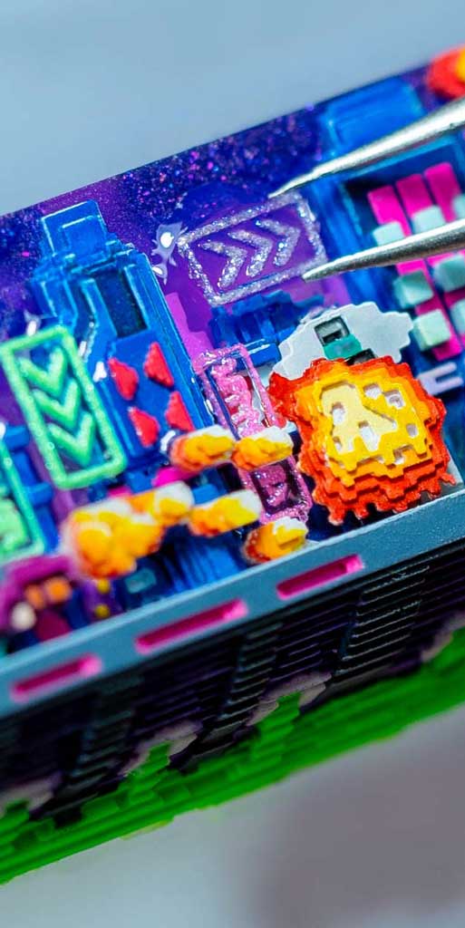 キーボード Artisan keycap - Nork.studios Mictlan minimalist-mictlan-keycaps-