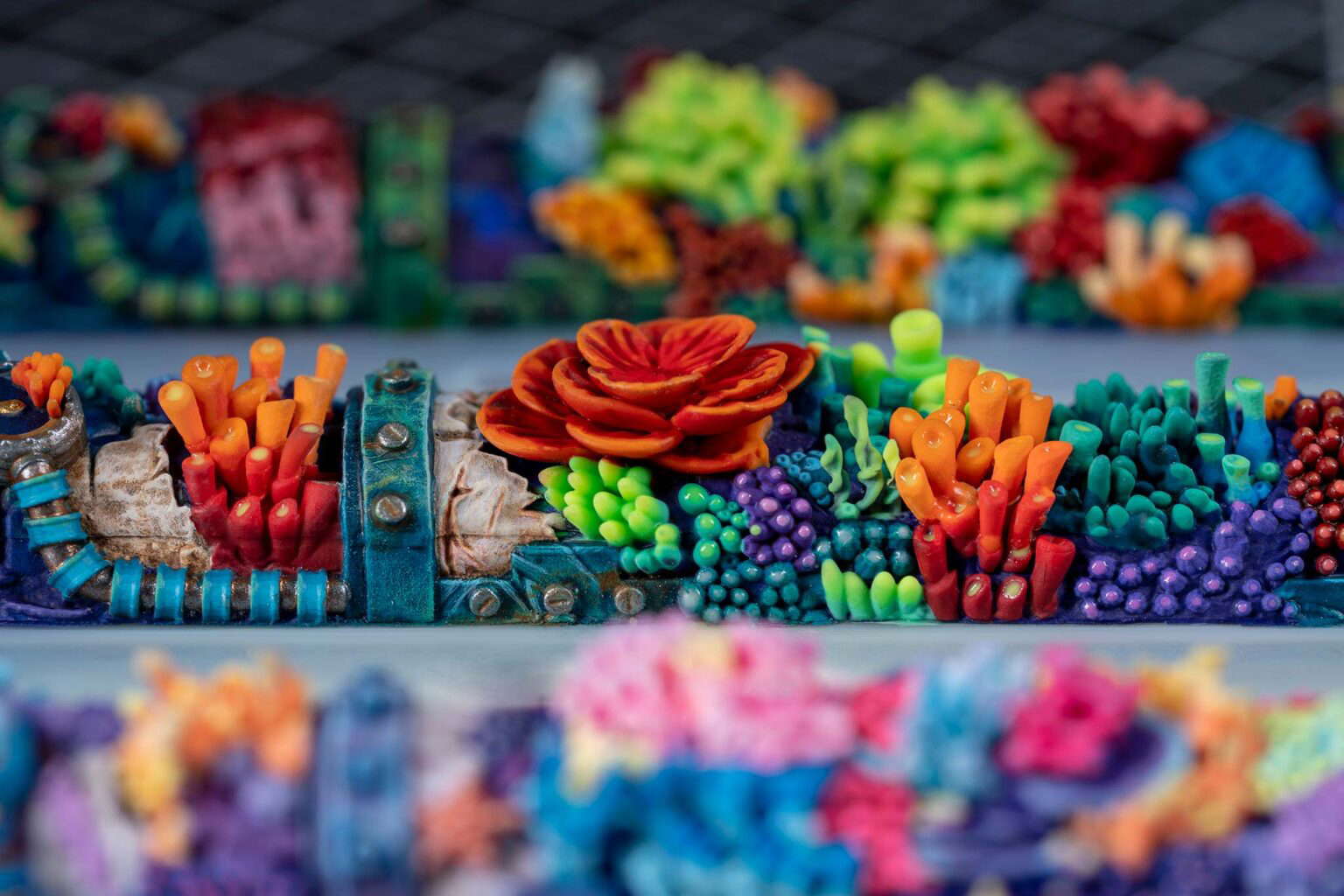 coral odyssey artisan keycaps 1651010