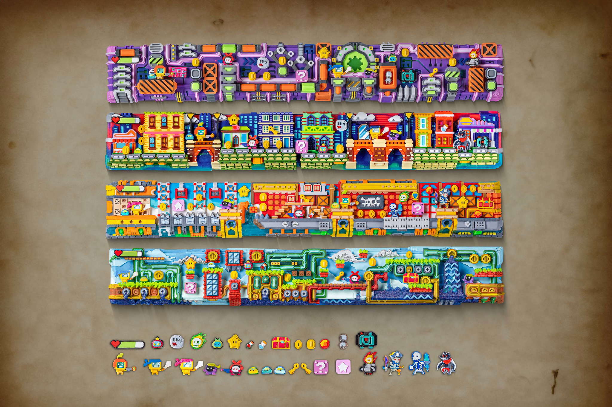 5 Jellykey artisan keycapキーキャップ 自作キーボード きみは宇宙を見たか。“匠” キーキャップ Jelly Keyのコスモ