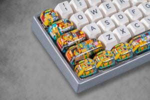 jellykey 8bitv series custom keycaps 0827
