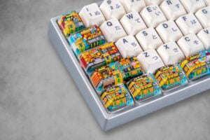 jellykey 8bitv series custom keycaps 0834