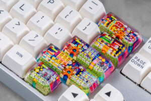 jellykey 8bitv series custom keycaps 0849