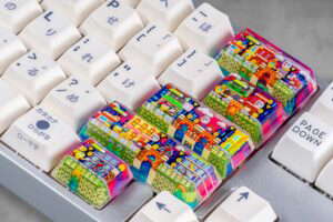 jellykey 8bitv series custom keycaps 0852