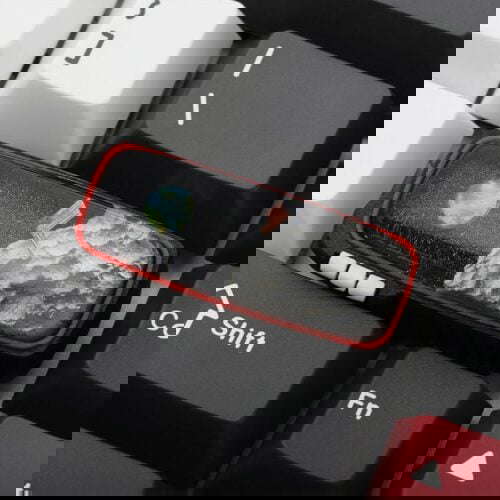 Retro TV Series - Blue Little Dot Enter Key Artisan Keycaps