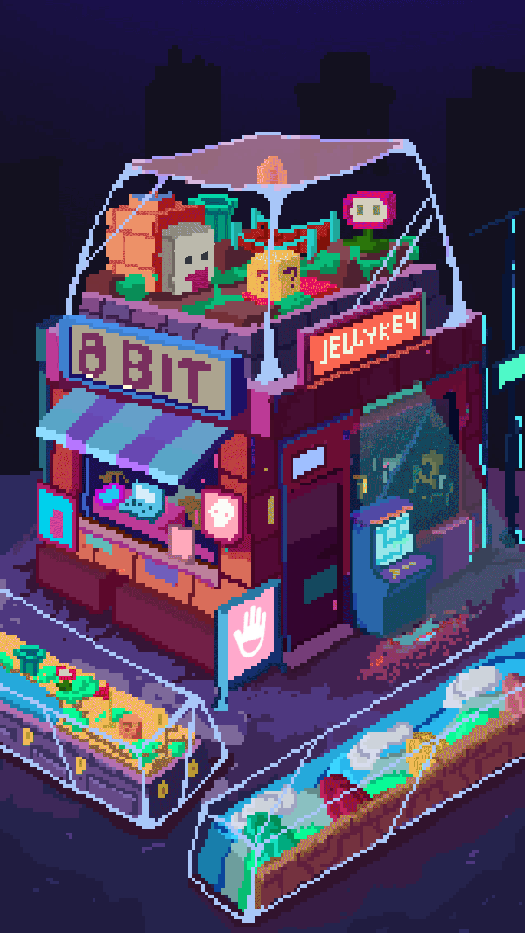 超特価激安 series: 8-bit Pipeline Key Jelly - keycaps artisan City アクセサリー