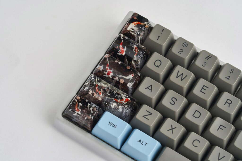BÀn PhÍm Jelly Key Zend Pond Artisan Keycaps441