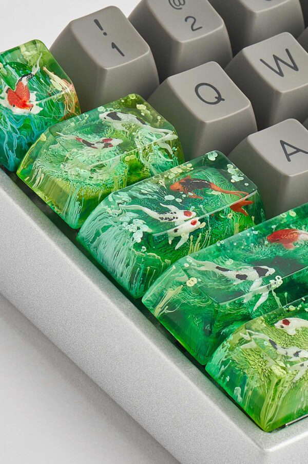 BÀn PhÍm Jelly Key Zend Pond Artisan Keycaps444