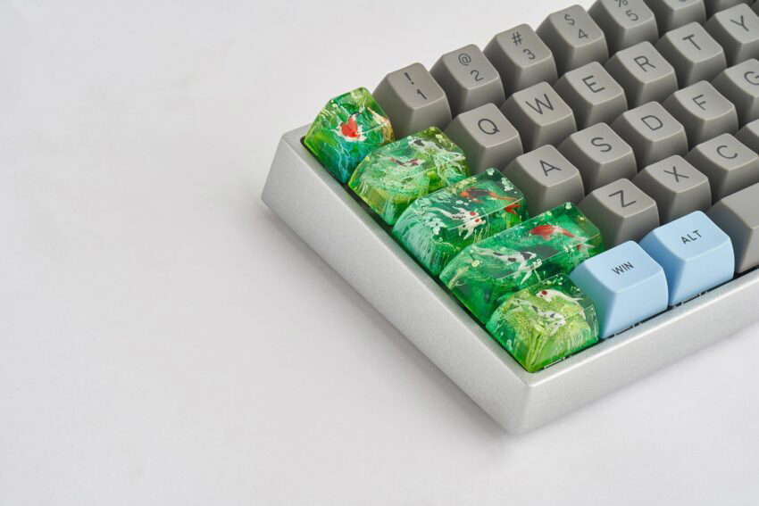 BÀn PhÍm Jelly Key Zend Pond Artisan Keycaps444