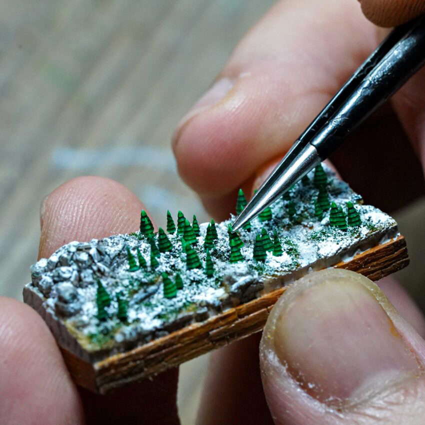 Born of Forest artisan keycaps