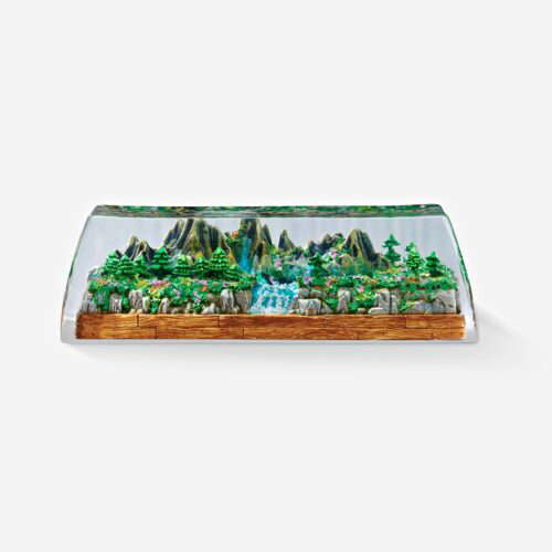 born of forest listens custom keycaps 0023