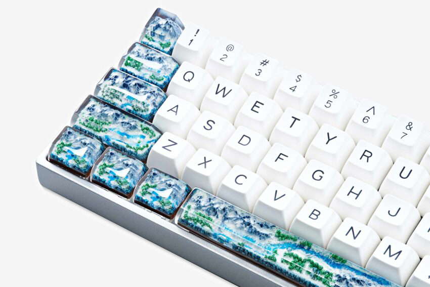 born of forest listens custom keycaps 0095
