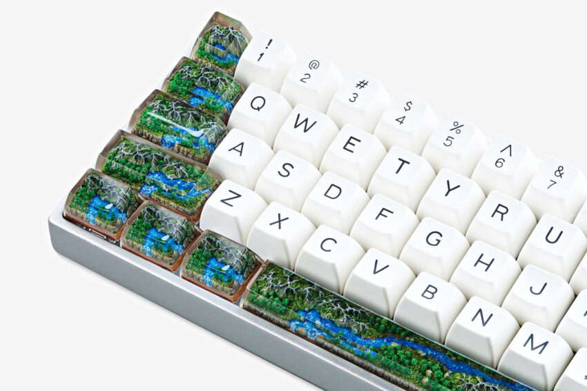 born of forest listens custom keycaps 0097