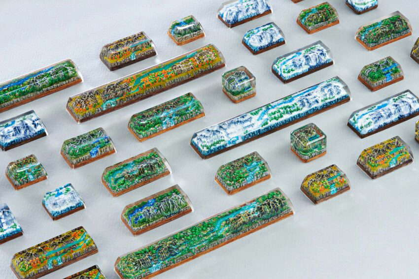 born of forest listens custom keycaps 0105