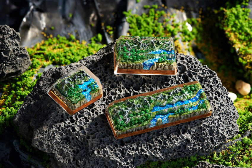 born of forest listens custom keycaps 0110