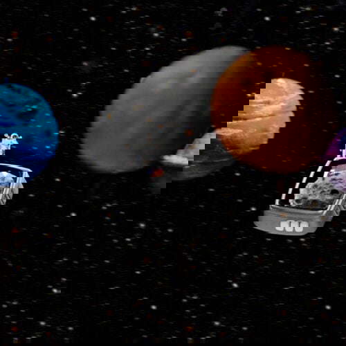 RetroTV series – Fly to the moon artisan keycap